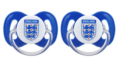Dudlíky England Set 2ks