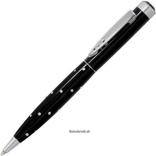 Guličkové pero s 24 kryštálikmi Swarovski 