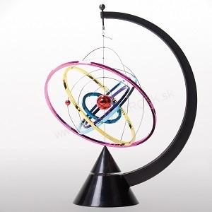 Magnetická kinetická hračka Orbitálna sústava