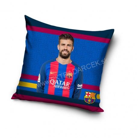 Obliečka na vankúš FC Barcelona PIQUÉ 40x40 cm