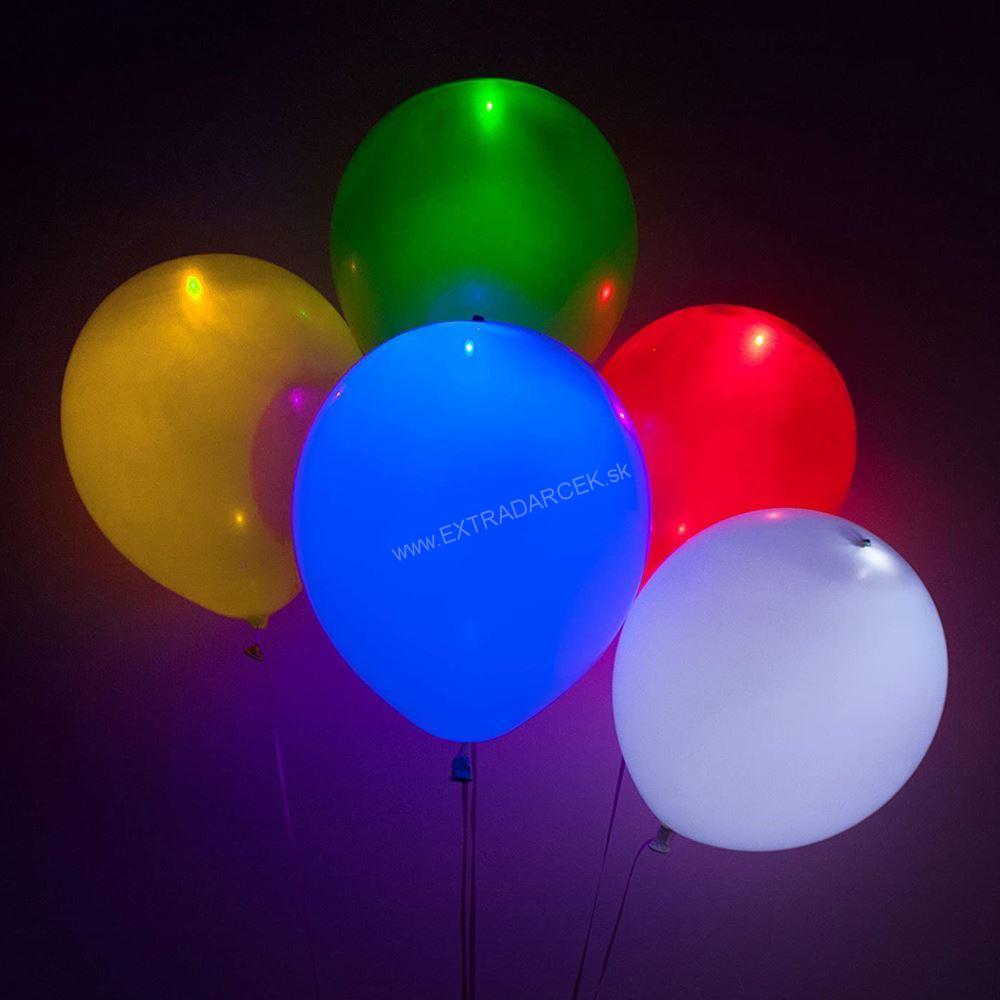 LED svietiace balóny Sada 5ks
