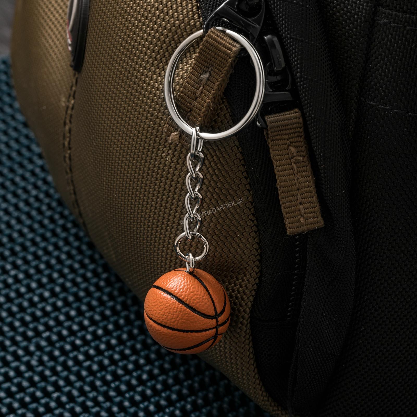 Prívesok na kľúče Basketbalová lopta