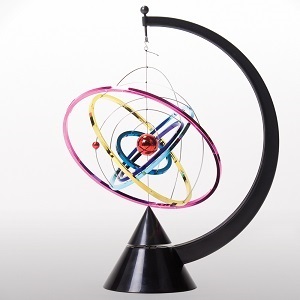 Magnetická kinetická hračka Orbitálna sústava
