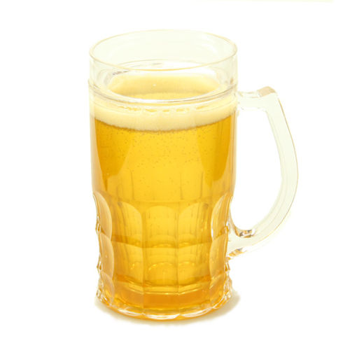 Chladiaci pohár na pivo GOLD 400 ml