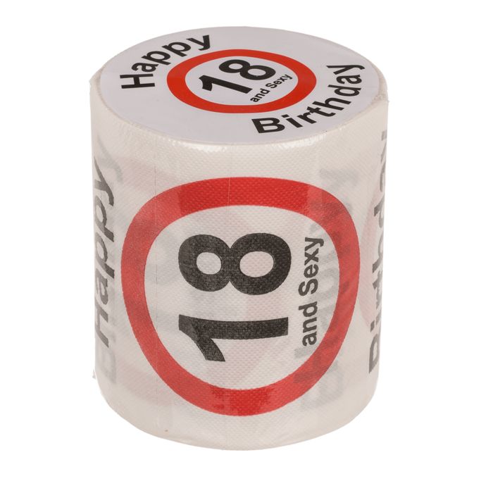 WC papier Happy Birthday vek 18 r