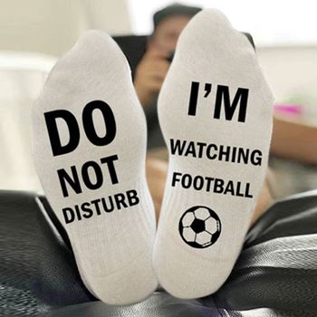 Ponožky "Do not disturb I´m watching football"