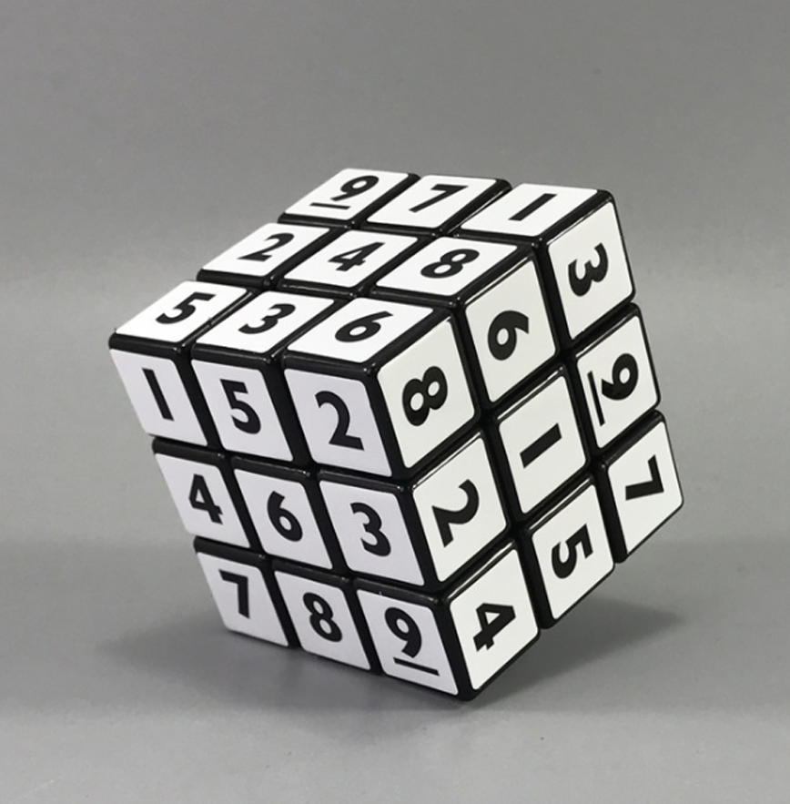 Sudoku kocka biela