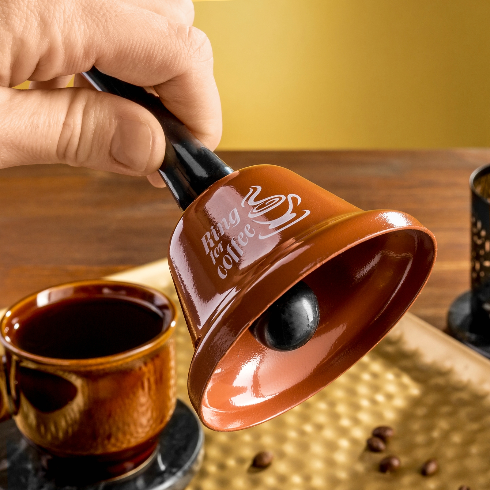 Zvonček "Ring for COFFE"