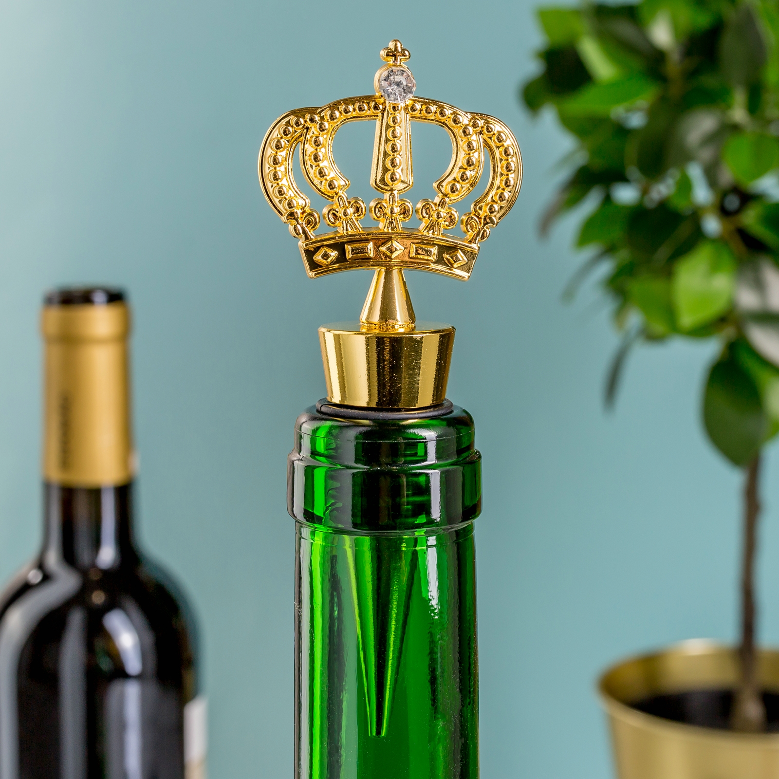 Zlatá koruna Zátka na víno v darčekovom balení